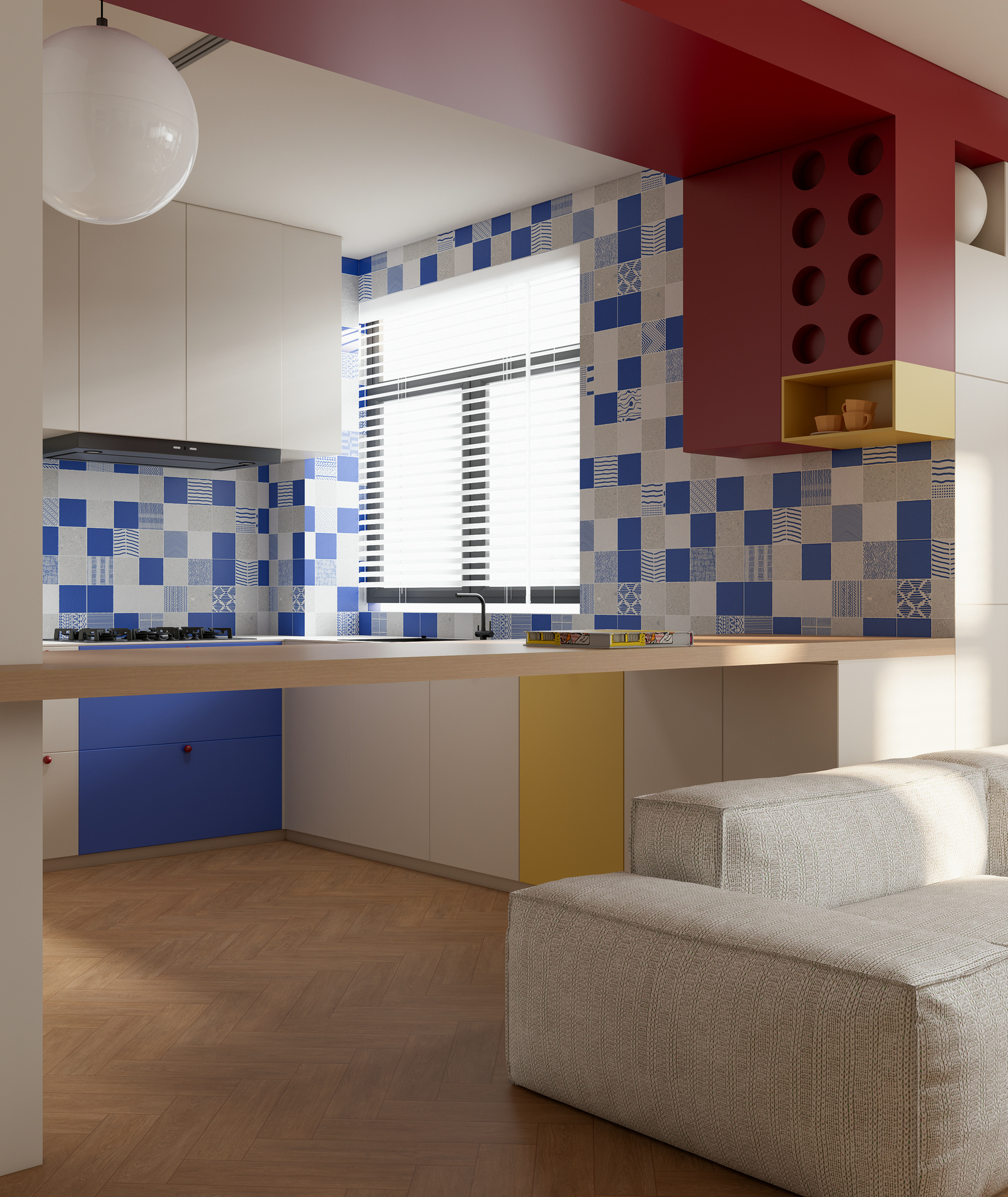 几何序曲-谧蓝效果图